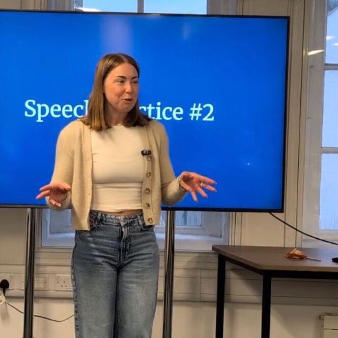 The wonderful Melissa Jones, here as part of the Authentic Public Speaking workshop series